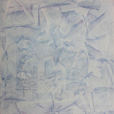 Pittura intitolato "N°38" da Bernard Waechter, Opera d'arte originale, Olio