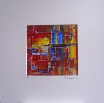 Peinture intitulée "ST" par Catherine Wagner  Dudenhoeffer, Œuvre d'art originale