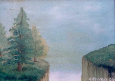 Pintura intitulada "Abismo" por Silviamvazz, Obras de arte originais