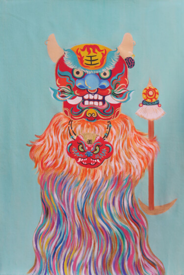 Malerei mit dem Titel "Alu Alu" von Yuk Wa Yu, Original-Kunstwerk, Acryl