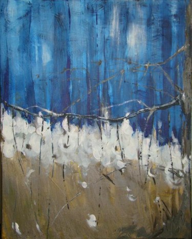 Painting titled "spring" by Marzena Walczuk, Original Artwork