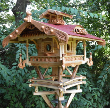 Artesanía titulada "Birdhouse Superior" por Waldemar Engelowski, Obra de arte original