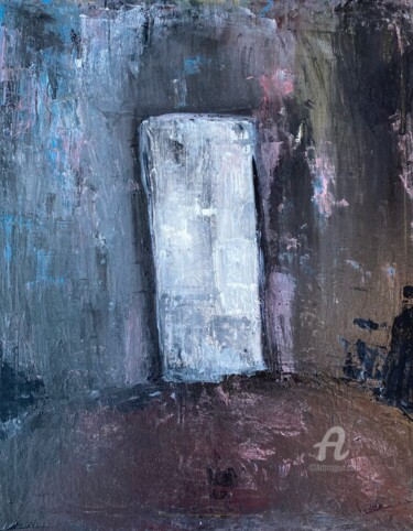 Pittura intitolato "THE DOOR" da Waldemar Pars, Opera d'arte originale, Olio Montato su Telaio per barella in legno