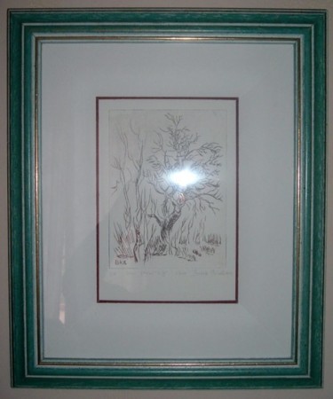 Artisanat intitulée "le vieil arbre" par Walibur55, Œuvre d'art originale