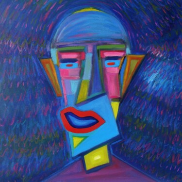 Painting titled "Jestem" by Waljarosz, Original Artwork, Oil