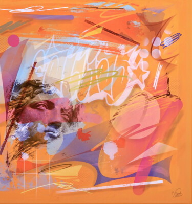 Malerei mit dem Titel "FUTURO" von Walker Valentin (Allias), Original-Kunstwerk, Digitale Malerei
