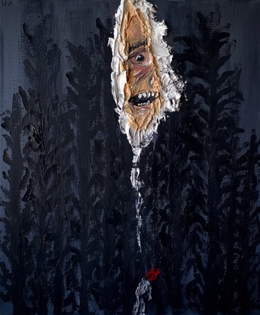 Peinture intitulée "Lost In ..." par Wallace Azor, Œuvre d'art originale, Huile
