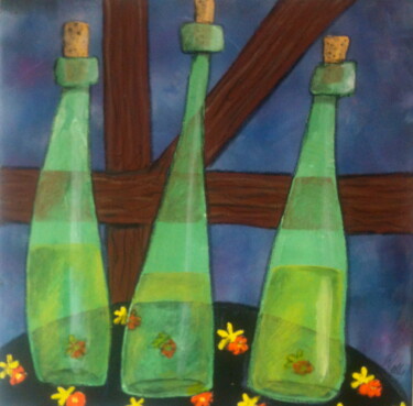 Painting titled "2013_01_03 3 boutei…" by Wally, Original Artwork, Acrylic