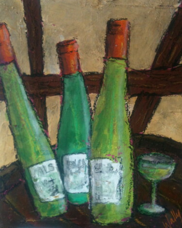 Painting titled "2013_01_05 3 boutei…" by Wally, Original Artwork, Acrylic