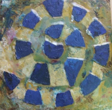 Peinture intitulée "spirale techniques…" par Wally, Œuvre d'art originale