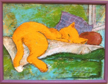 Peinture intitulée "La sieste" par Wally, Œuvre d'art originale