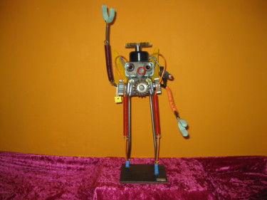 Sculpture intitulée "robot  collection" par Gilles Bellagamba, Œuvre d'art originale