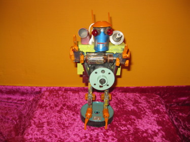 Sculpture titled "Robot  collection" by Gilles Bellagamba, Original Artwork