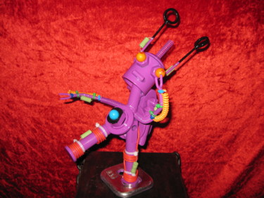 Sculpture intitulée "sculpture robot" par Gilles Bellagamba, Œuvre d'art originale, Métaux