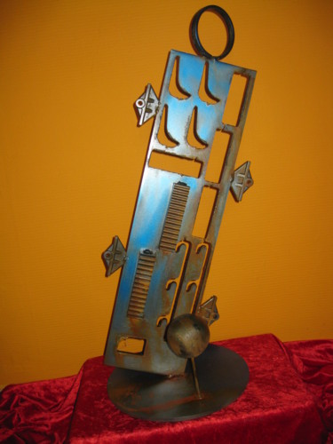 Sculpture intitulée "sculptural" par Gilles Bellagamba, Œuvre d'art originale, Métaux