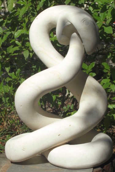 Sculpture intitulée "Signe de l' Infini" par Walter Kuschniersch, Œuvre d'art originale, Pierre