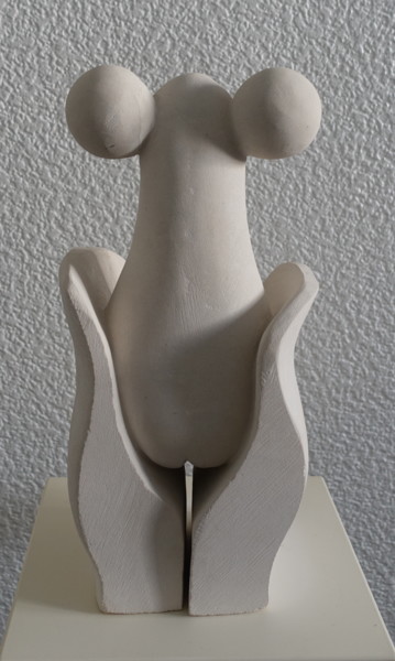 Скульптура под названием "la mystérieuse" - Walter Kuschniersch, Подлинное произведение искусства, Камень