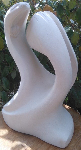 Sculpture intitulée "On Applaudit" par Walter Kuschniersch, Œuvre d'art originale, Pierre