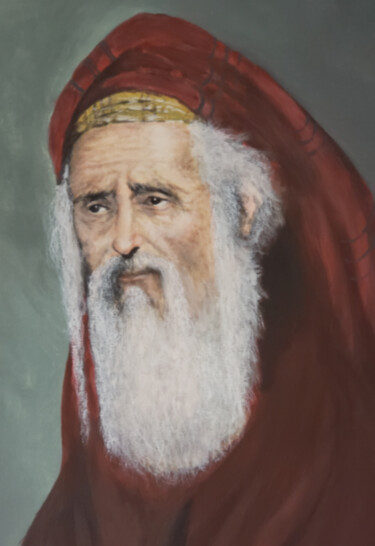 Painting titled "Nicodemo" by Walter Ahumada, Original Artwork, Acrylic