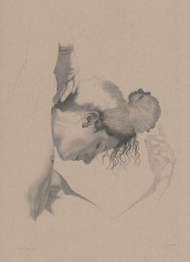 Drawing titled ""Curly Nr. 7 (23:20…" by Walter Roos, Original Artwork, Pencil