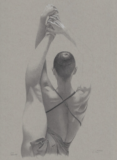 Dessin intitulée ""Ballerina Nr. 16 (…" par Walter Roos, Œuvre d'art originale, Crayon