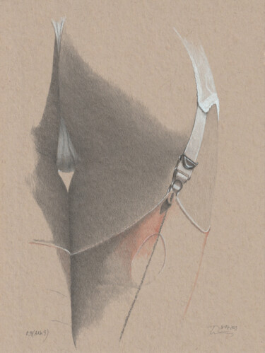 图画 标题为“"ANr.9 (0:39)"” 由Walter Roos, 原创艺术品, 铅笔