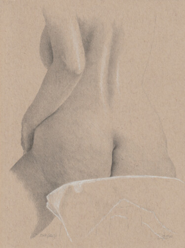 Drawing titled ""ANr3 (23:54)"" by Walter Roos, Original Artwork, Pencil