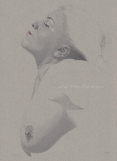 Drawing titled ""Welcome sun (23:40…" by Walter Roos, Original Artwork, Pencil
