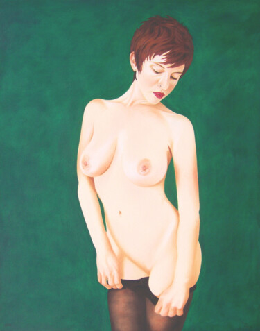 Картина под названием ""Madonna Nr.10 (18:…" - Walter Roos, Подлинное произведение искусства, Масло
