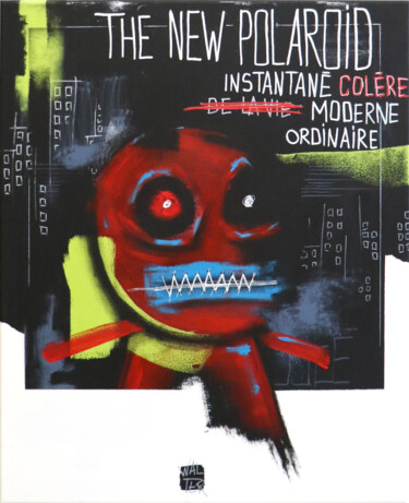 Peinture intitulée "The New Colère" par Walter Sené, Œuvre d'art originale, Acrylique
