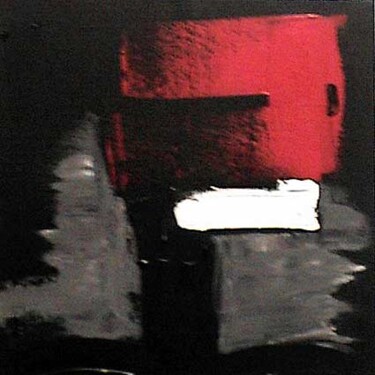 Peinture intitulée "tete rouge" par Walter Sené, Œuvre d'art originale