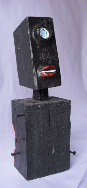 Sculpture intitulée "Regarde la haut" par Walter Sené, Œuvre d'art originale