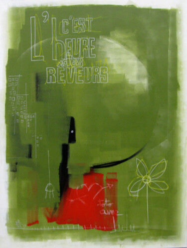 Peinture intitulée "C'EST L'HEURE DES R…" par Walter Sené, Œuvre d'art originale, Acrylique