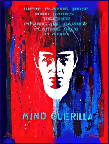 Peinture intitulée "Mind Guerilla" par Walter Vermeulen, Œuvre d'art originale, Peinture numérique