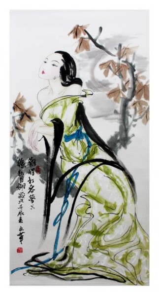 绘画 标题为“Wainting” 由Wang, 原创艺术品, 油