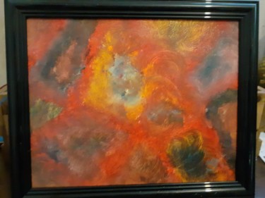 Painting titled "Fusion" by Mf Arts-Créations, Original Artwork, Acrylic
