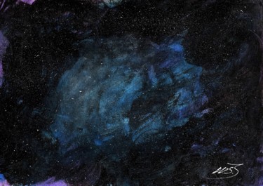 Ζωγραφική με τίτλο "Cosmos" από Mf Arts-Créations, Αυθεντικά έργα τέχνης, Ακρυλικό