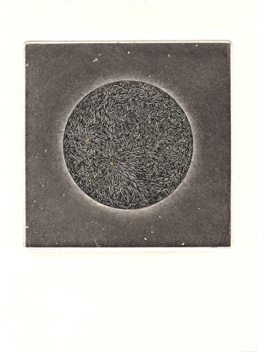 Incisioni, stampe intitolato "Paon" da Suo Yuan Wang, Opera d'arte originale, Acquaforte