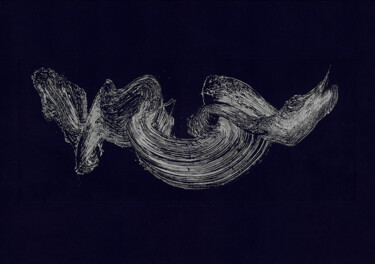 Incisioni, stampe intitolato "Deux ailes et une â…" da Suo Yuan Wang, Opera d'arte originale, Acquaforte