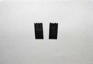 Dibujo titulada "à gauche, à droite…" por Suo Yuan Wang, Obra de arte original, Tinta