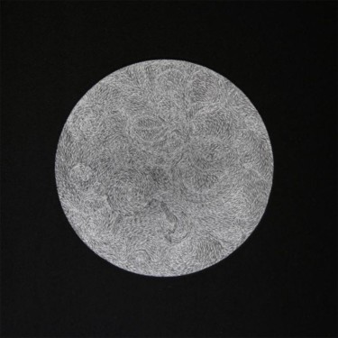 Printmaking titled "Lune Noire ( le tou…" by Suo Yuan Wang, Original Artwork
