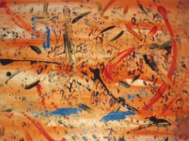 Peinture intitulée "Tu n'es que poussiè…" par Michaile, Œuvre d'art originale