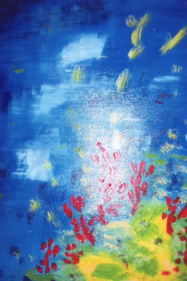 Pittura intitolato "Mon imaginaire" da Michaile, Opera d'arte originale, Olio