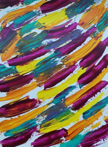 Beautiful Life Peinture intitulée "Beautiful Life" par Shazwani Rhosky Fadzir (Wani Pelangi), Œuvre d'art originale, Acrylique