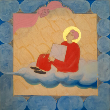Peinture intitulée "Holy artist #4" par Wanja, Œuvre d'art originale, Acrylique Monté sur Châssis en bois