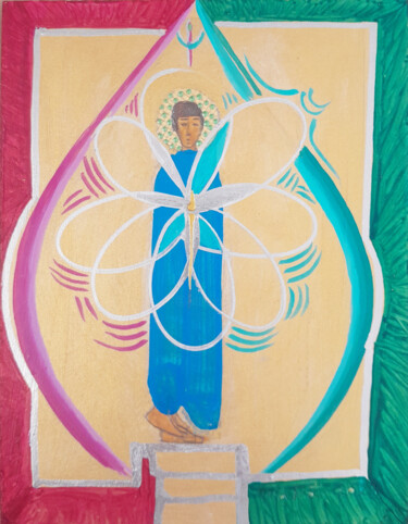 Рисунок под названием "Holy artist 11" - Wanja, Подлинное произведение искусства, Акрил