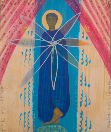 Σχέδιο με τίτλο "Holy artist 14" από Wanja, Αυθεντικά έργα τέχνης, Ακρυλικό