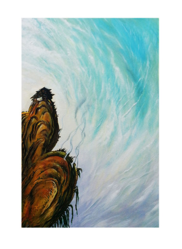 Картина под названием "chinese-landscape-2…" - Robert Décurey, Подлинное произведение искусства, Масло