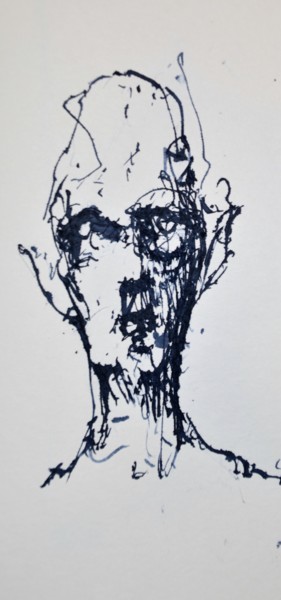 Drawing titled "Der verlorene Sohn…" by Stephan Rodriguez Warnemünde, Original Artwork, Ink