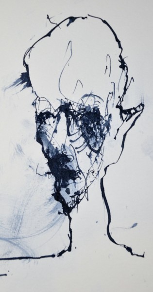 Drawing titled "Der verlorene Sohn…" by Stephan Rodriguez Warnemünde, Original Artwork, Ink